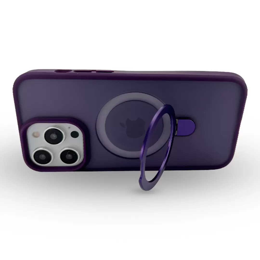 iPhone 14 Pro MagSafe Cam Smoke Kickstand Dark Purple